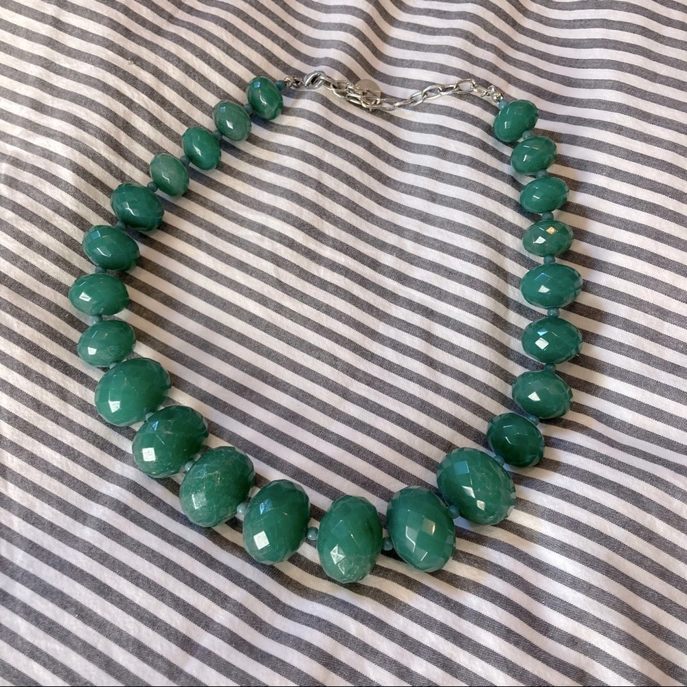 Anthropologie Chunky Gem Necklace